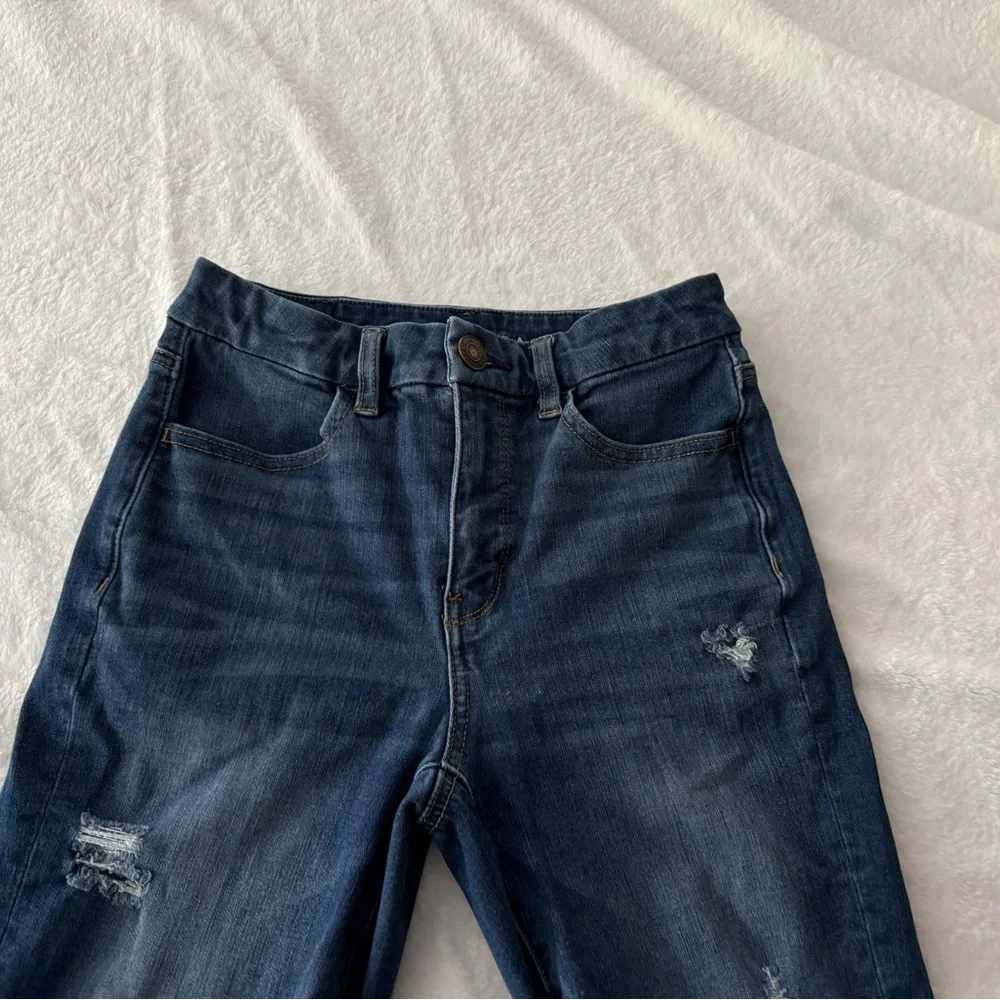 American Eagle Distressed Skinny Stretch Dream Jeans 2 - Picture 3 of 7
